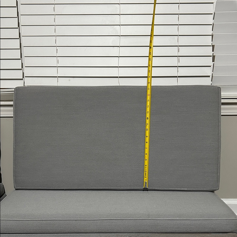 Gray Modular Sofa Cushions - Picture 3 of 4